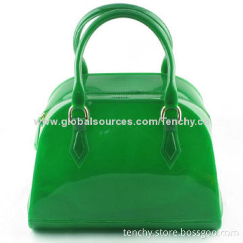 PVC Handbags with Felt Coated, Various Colors Available
